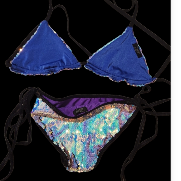 FISH SCALE PASTEL RAINBOW TINY BIKINI 👙 - Picture 6 of 9